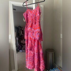 Farm rio paisley pink dress